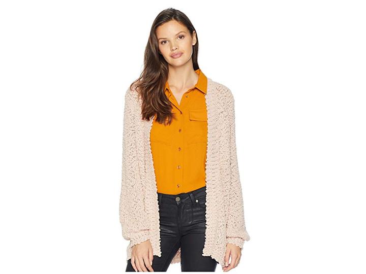 Volcom Knitastic Cardigan (mushroom) Women's Sweater