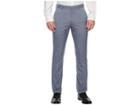 Perry Ellis Portfolio Slim Fit Stretch Crosshatch Dress Pant (bay Blue) Men's Dress Pants