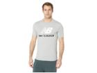 New Balance Essentials Stacked Logo Tee (athletic Grey) Men's T Shirt