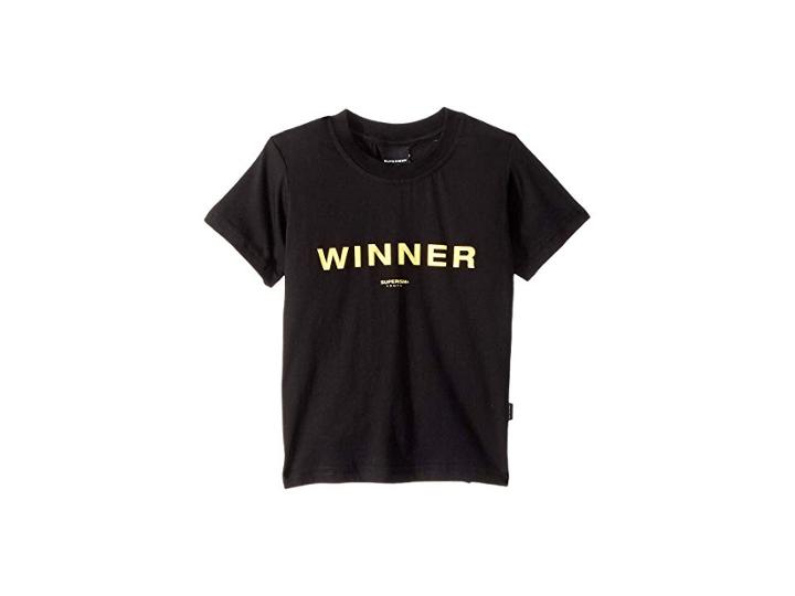 Superism Extra Soft Winner Tee (toddler/little Kids/big Kids) (black) Boy's T Shirt