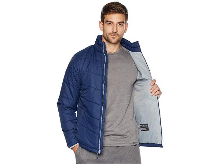 Under Armour Fc Insulated Jacket (academy/steel) Men's Coat