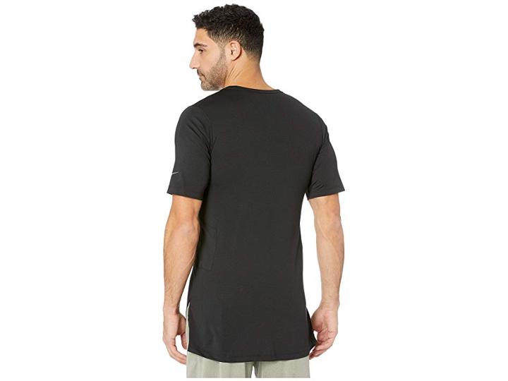 Nike Top Short Sleeve Fitted Utility (black/black) Men's Clothing