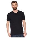 Lucky Brand Coolmax Bomber Polo Shirt (jet Black) Men's Clothing