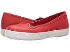 Crocs Citilane Flat (flame/white) Women's Flat Shoes
