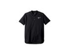 Nike Kids Court Advantage Tennis Polo (little Kids/big Kids) (black/white) Boy's Clothing