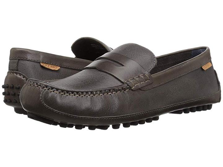 Cole Haan Coburn Penny (stormcloud Textured) Men's Shoes