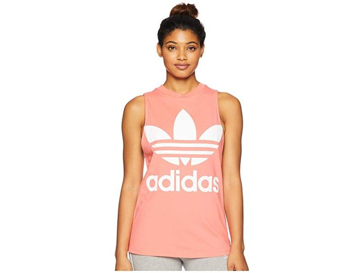 Adidas Originals Trefoil Tank Top (semi Flash Red) Women's Sleeveless
