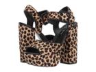 Alice + Olivia Lily (tan/black Leopard Haircalf) Women's Shoes