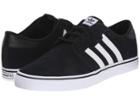 Adidas Skateboarding Seeley (black/white/black Suede) Men's Skate Shoes