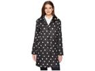 Kate Spade New York Deco Dot Rain Jacket (black) Women's Coat