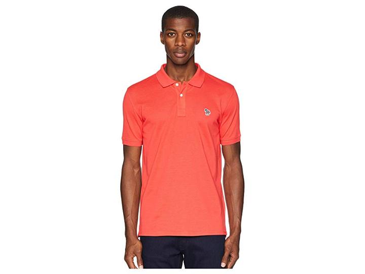 Paul Smith Zebra Polo (red) Men's Clothing