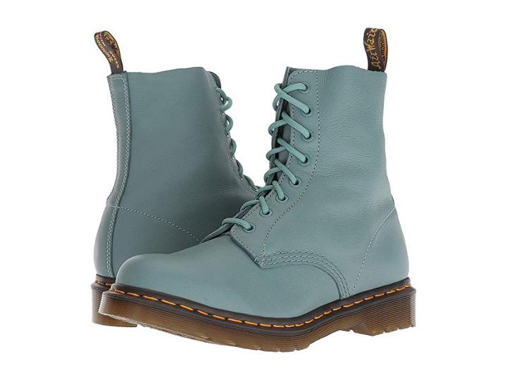 Dr. Martens 1460 Pascal Virginia (pale Teal Virginia) Women's Boots