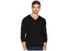 Polo Ralph Lauren Washable Merino V-neck Sweater (polo Black) Men's Sweater