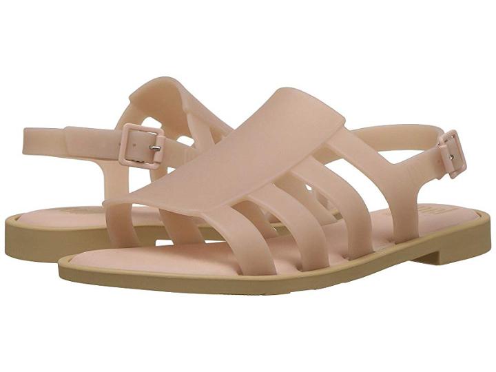 Mini Melissa Mel Boemia (little Kid/big Kid) (beige/pink) Girl's Shoes