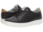 Ecco Golf Casual Hybrid 2 Perf (black) Women's Golf Shoes