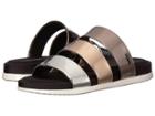 Calvin Klein Dalana Slide Sandal (silver/rose Gold/pewter) Women's Slide Shoes