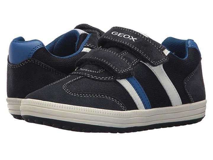 Geox Kids Vita 31 (little Kid/big Kid) (navy/white) Boy's Shoes