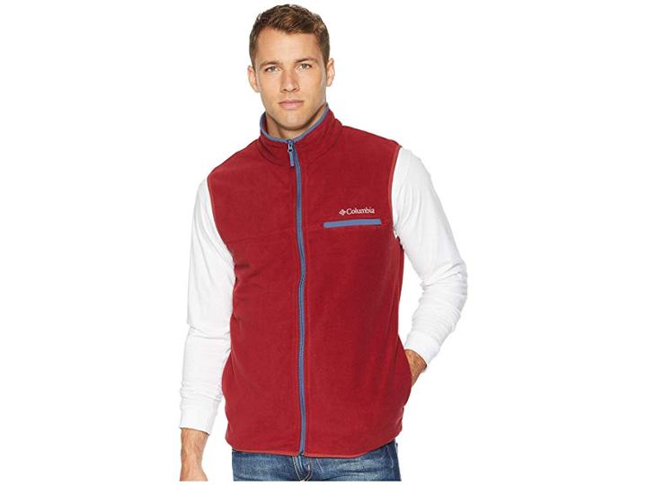 Columbia Mountain Cresttm Vest (red Element/dark Mountain) Men's Vest