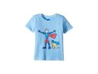 Life Is Good Kids Superhero Jake Robert Crusher (toddler) (powder Blue) Kid's T Shirt