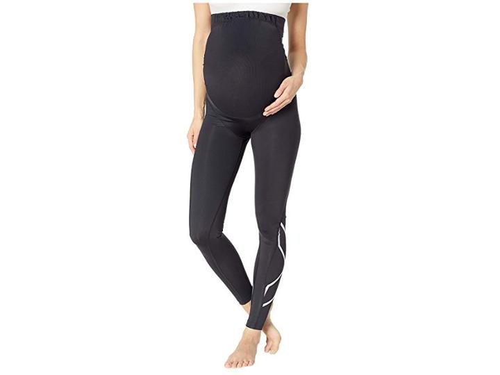 2xu Pre-natal Active Compression Tights (black/silver) Women's Casual Pants