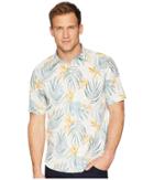 Tommy Bahama Fiesta Fronds Camp Shirt (coconut Cream) Men's Clothing