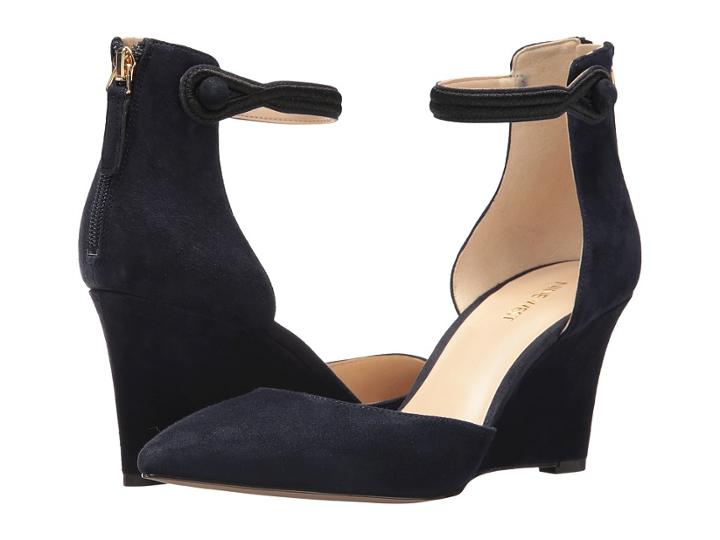 Nine West Kierstin (navy/navy Suede) Women's Wedge Shoes