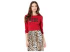 Bebe Open Back Top (chili Pepper) Women's Blouse