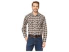 Roper 1961 Brown, Tan And Turquoise Plaid (brown) Men's Clothing