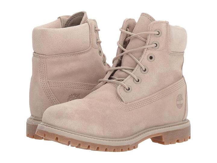 Timberland 6 Premium Boot (simply Taupe Suede) Women's Lace-up Boots