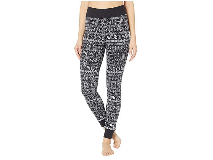 Columbia Holly Peaktm Jacquard Leggings (black) Women's Casual Pants