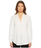 Vince Swing Front Pullover (optic White) Women's Sweater
