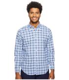 Polo Ralph Lauren Oxford Long Sleeve Sport Shirt (multi Blue/white) Men's Clothing