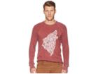 Lucky Brand Wolf Dreams Thermal Tee (russet Brown) Men's Clothing