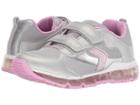 Geox Kids Android 14 (little Kid/big Kid) (silver/pink) Girl's Shoes