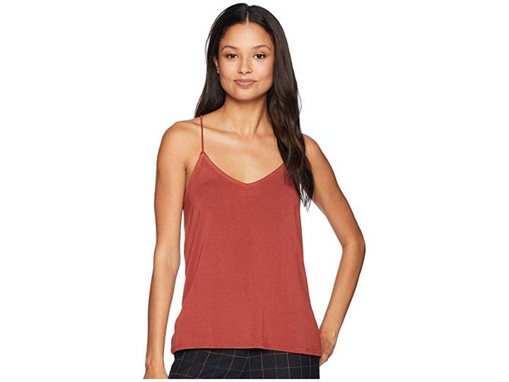 Rvca Teller Tank Top (henna) Women's Sleeveless