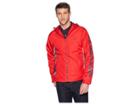U.s. Polo Assn. Tricolor Hooded Windbreaker (engine Red) Men's Coat