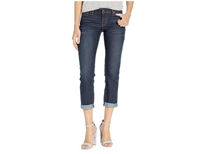 Signature By Levi Strauss & Co. Gold Label Mid-rise Slim Boyfriend Jeans (stormy Sky Canada) Women's Jeans
