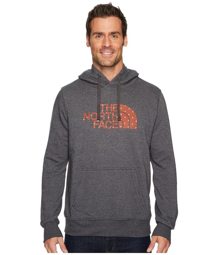 The North Face Half Dome Pullover Hoodie (tnf Dark Grey Heather/bossa Nova) Men's Sweatshirt