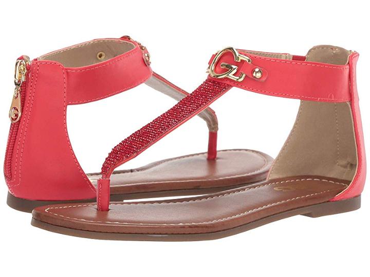 G By Guess Lorez (burnished Calf Bright Coral/burnished Calf Bright Coral) Women's Shoes