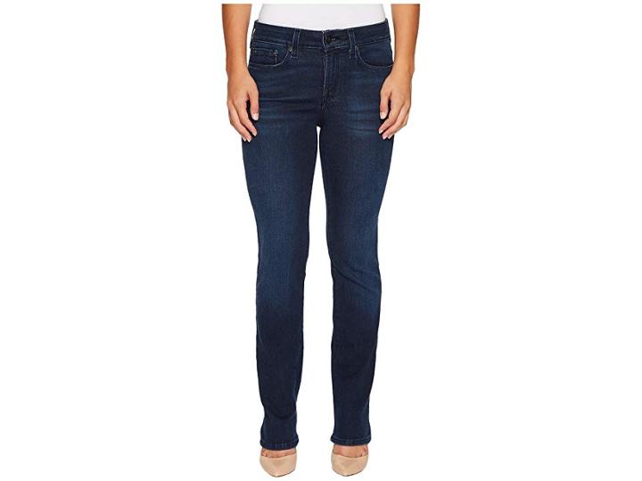 Nydj Petite Petite Marilyn Straight Jeans In Smart Embrace Denim In Morgan (morgan) Women's Jeans