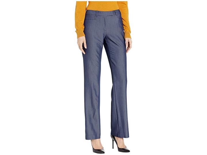 Tommy Hilfiger Dressy Denim Boot Leg Pants (indigo) Women's Casual Pants