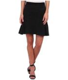 Rebecca Taylor Texture Flounce Skirt (charcoal) Women's Skirt