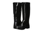 Michael Michael Kors Baxter Rain Boot (black Rubber/mini Mk Logo Pvc Print) Women's Rain Boots
