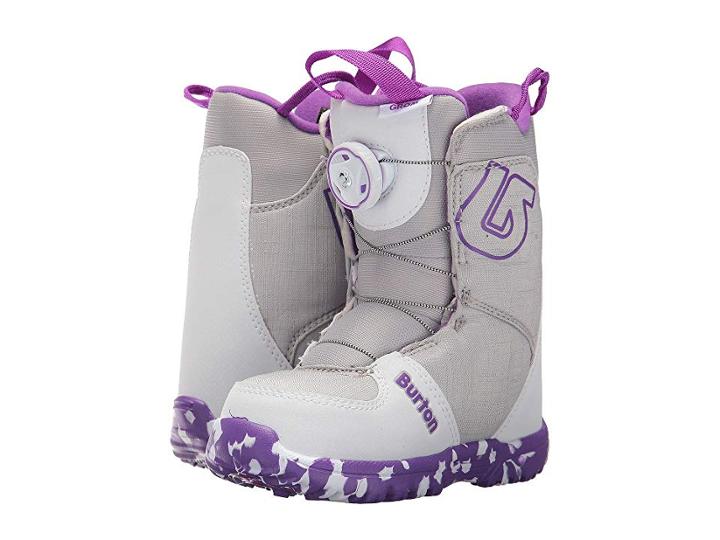 Burton Grom Boa(r) '18 (little Kid) (white/purple) Men's Cold Weather Boots