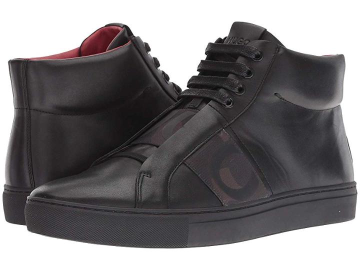 Boss Hugo Boss Futurism High Top By Hugo (black) Men's Shoes