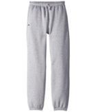 Lacoste Kids Sport Fleece Pants (toddler/little Kids/big Kids) (silver Chine) Boy's Casual Pants
