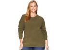 Columbia Plus Size Feeling Frostytm Sherpa Pullover (nori) Women's Sweatshirt