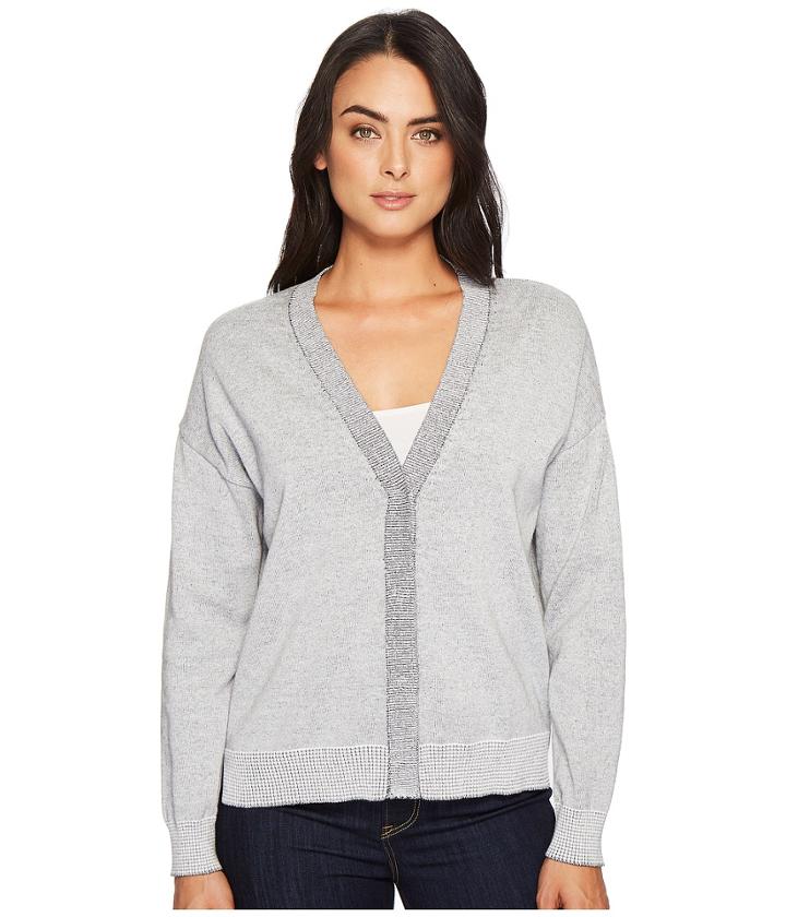 Michael Stars Cotton Knits Reversible Cardigan (black) Women's Sweater