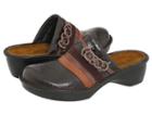 Naot Belize (espresso Leather/acropolis Leather/rusty Glow Nubuck/violet Nub) Women's Clog Shoes