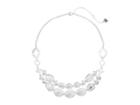 The Sak Double Layer Beaded Necklace 16 (silver) Necklace